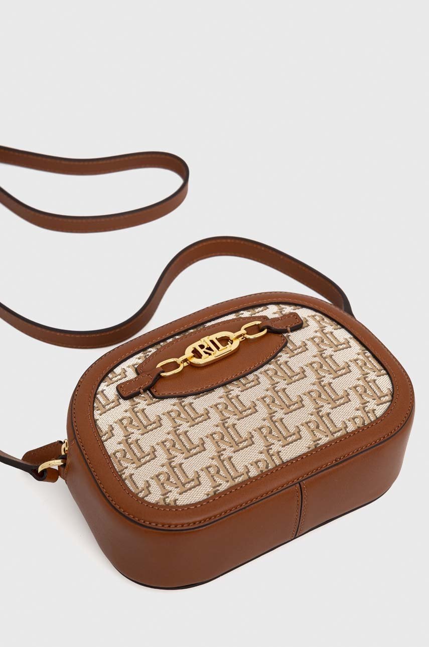 

Сумочка Lauren Ralph Lauren колір коричневий