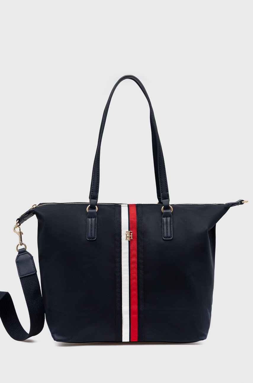 

Чанта Tommy Hilfiger в тъмносиньо, Тъмносин