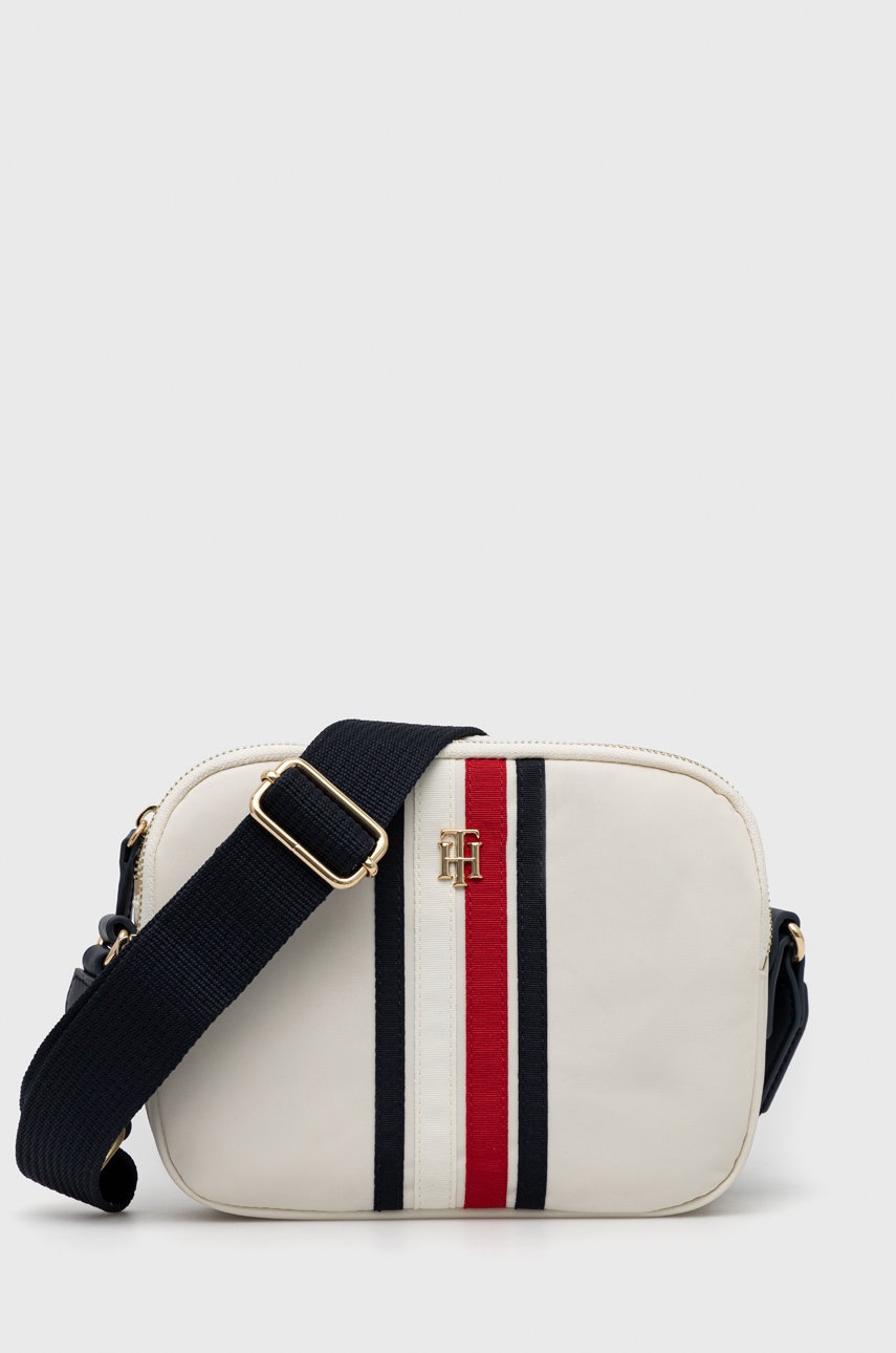 

Чанта Tommy Hilfiger в бяло, Бял