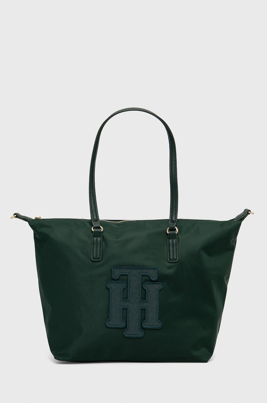 

Чанта Tommy Hilfiger в зелено, Зелен