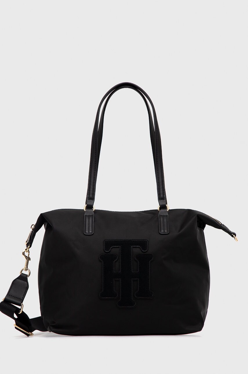 

Чанта Tommy Hilfiger в черно, Черен