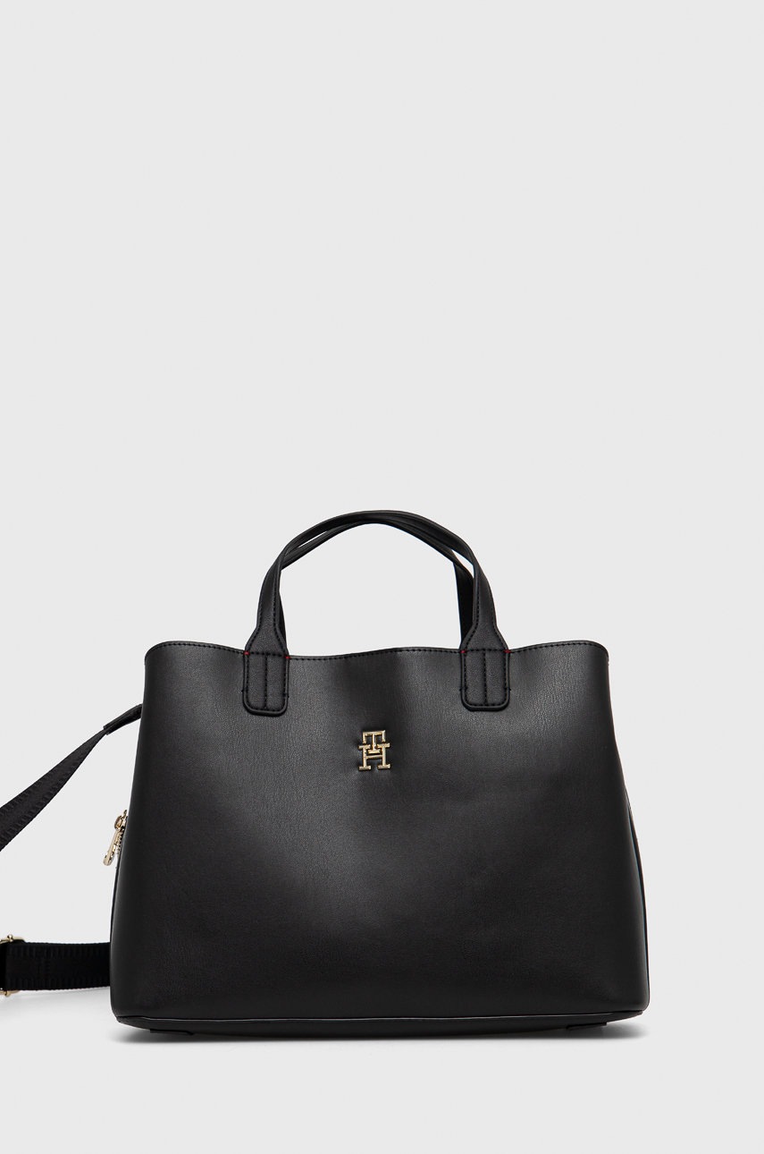 

Чанта Tommy Hilfiger в черно, Черен