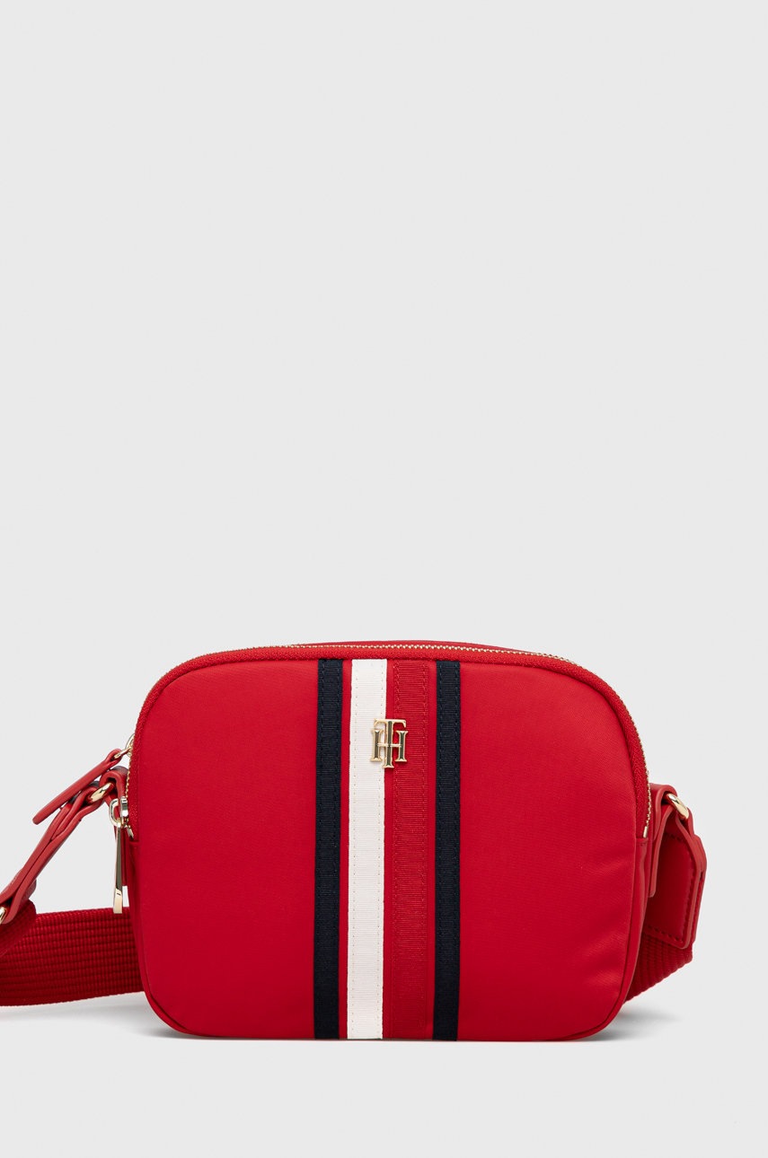 

Чанта Tommy Hilfiger в червено, Червен