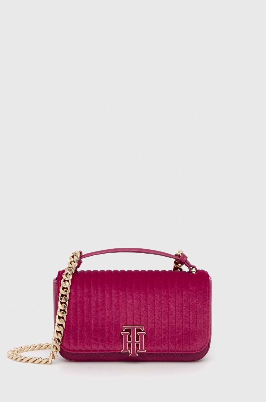 

Чанта Tommy Hilfiger в розово, Розов