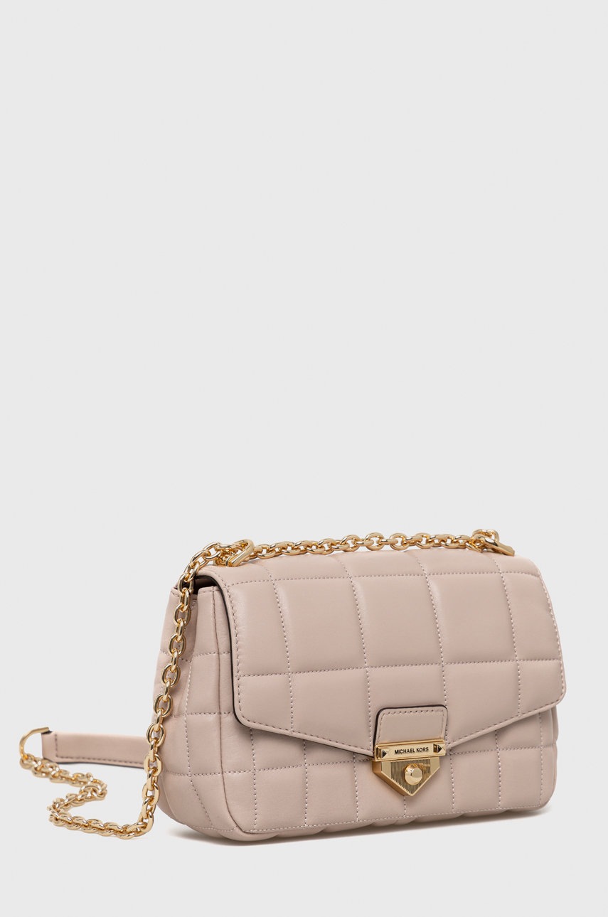 

Кожаная сумочка MICHAEL Michael Kors цвет розовый