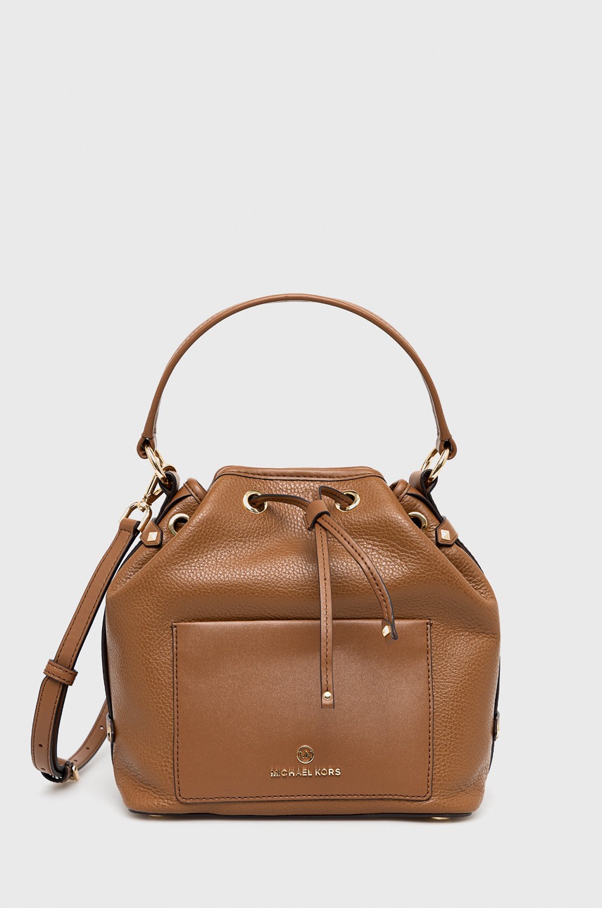 

Кожена чанта MICHAEL Michael Kors в кафяво, Кафяв