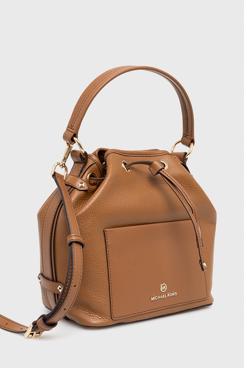 

Шкіряна сумочка MICHAEL Michael Kors колір коричневий