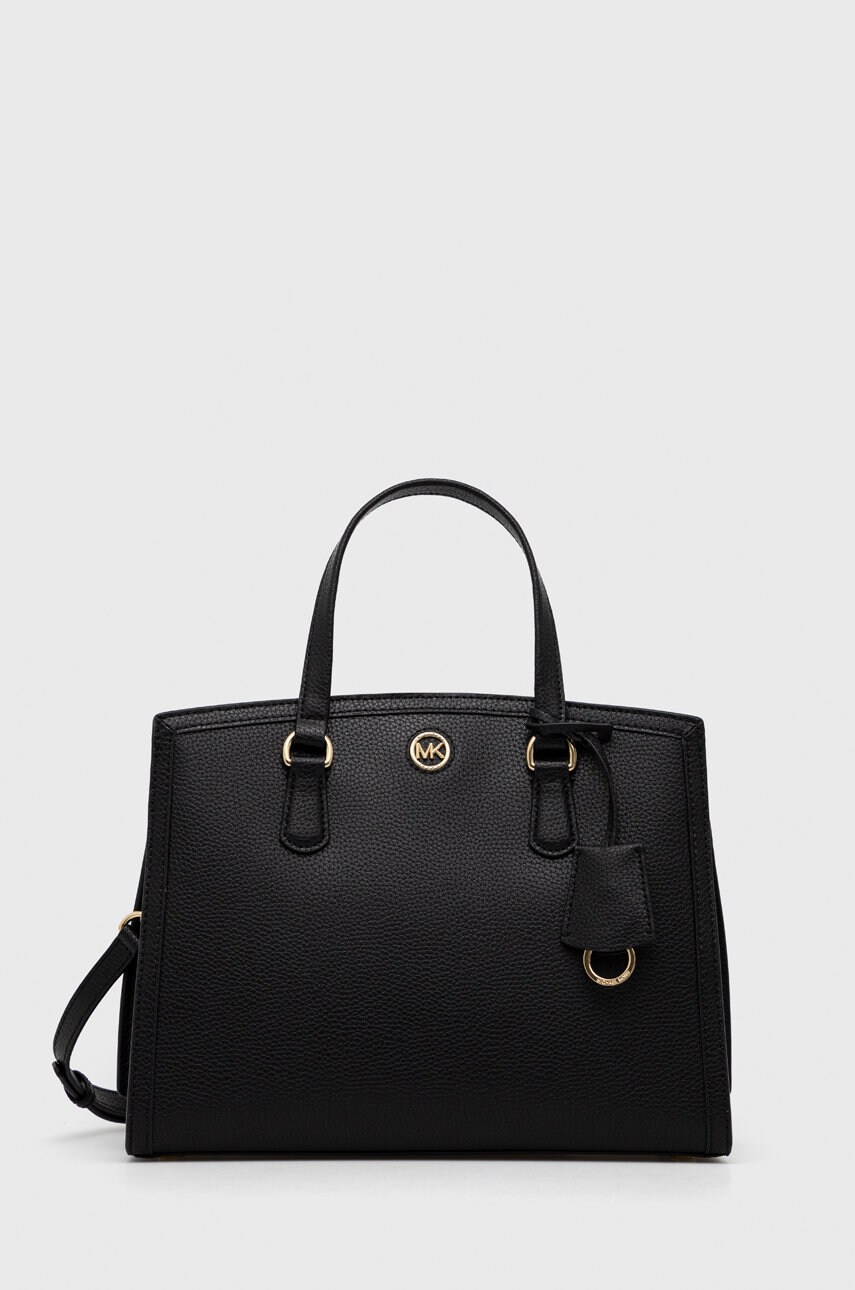 

Шкіряна сумочка MICHAEL Michael Kors колір чорний