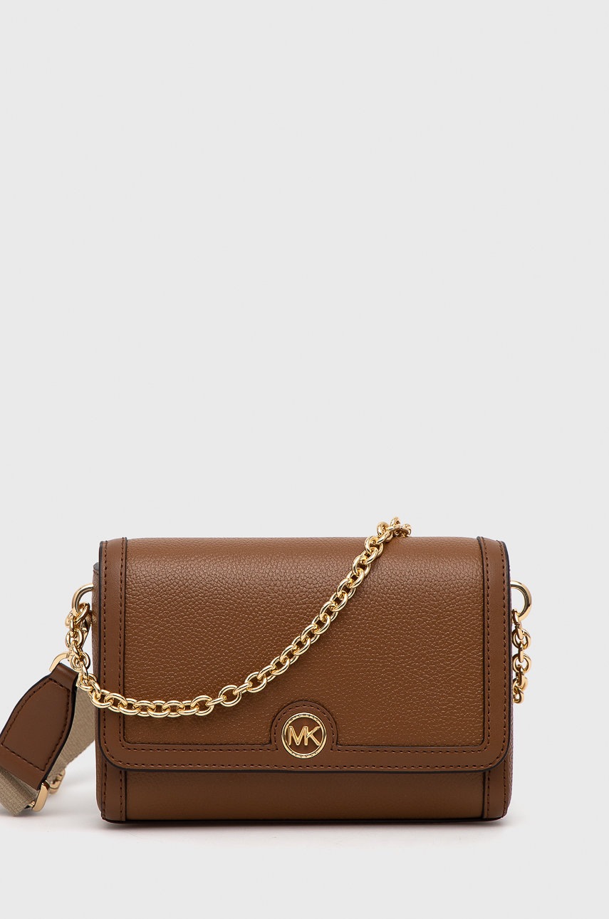 

Кожена чанта MICHAEL Michael Kors в кафяво, Кафяв