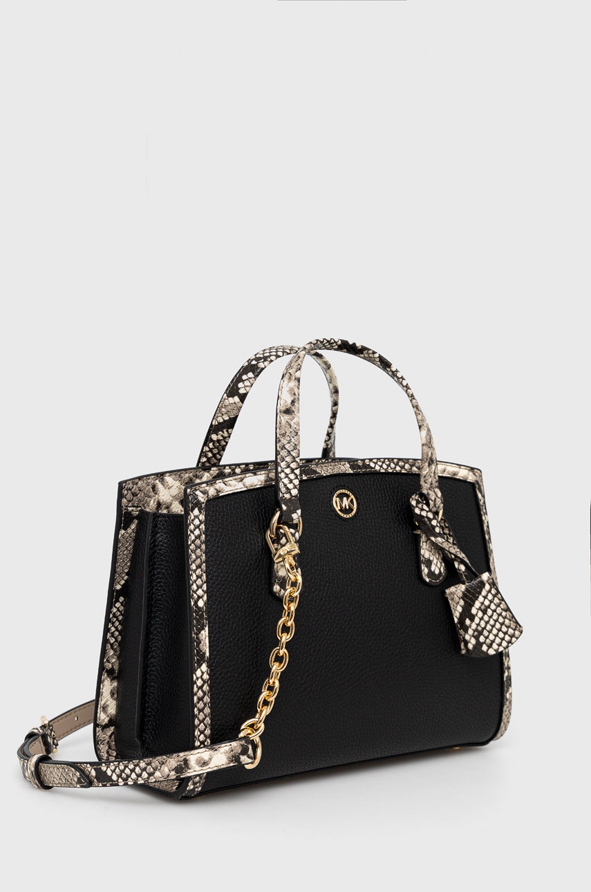 

Шкіряна сумочка MICHAEL Michael Kors колір чорний