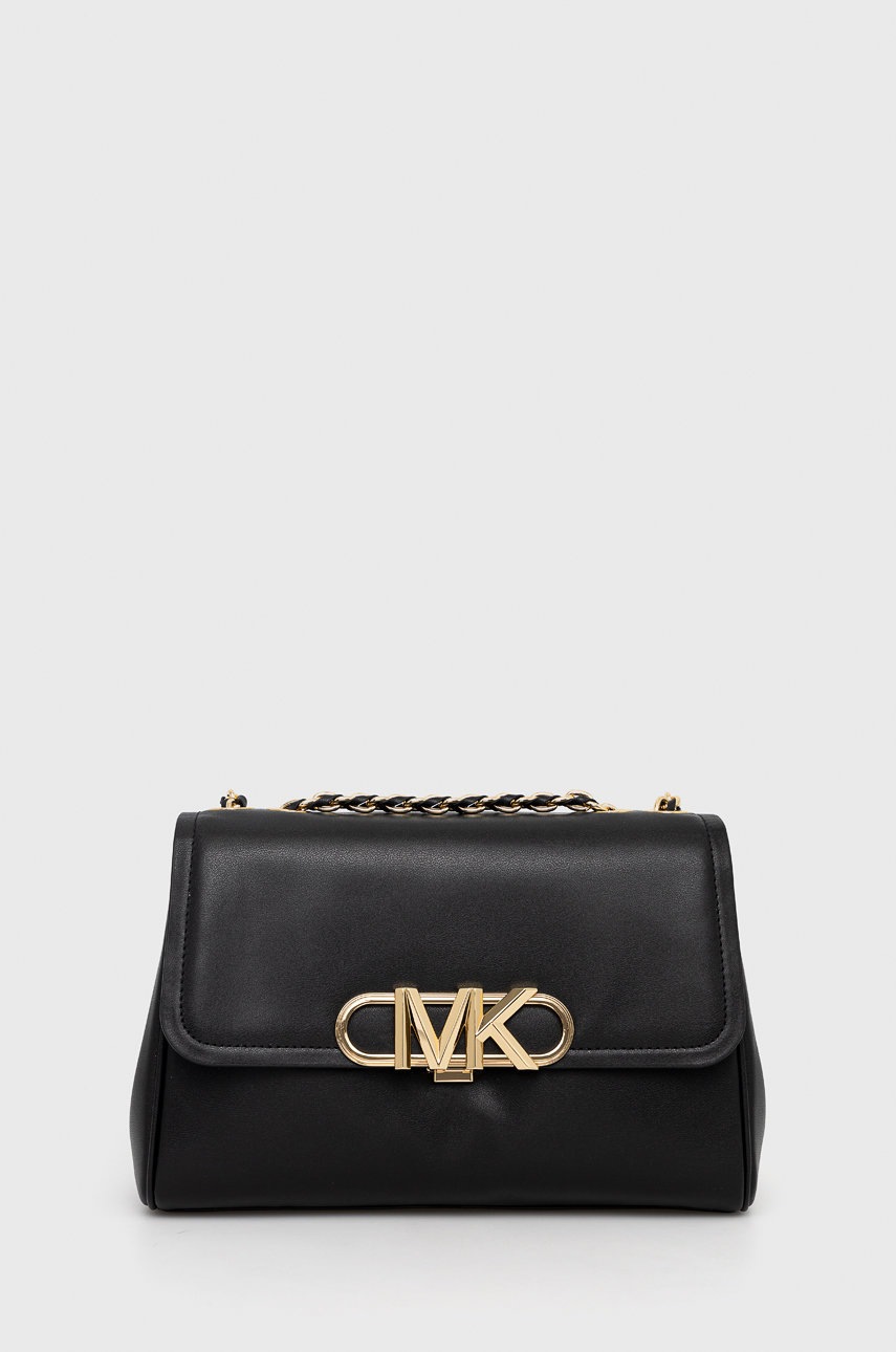 

Кожена чанта MICHAEL Michael Kors в черно, Черен