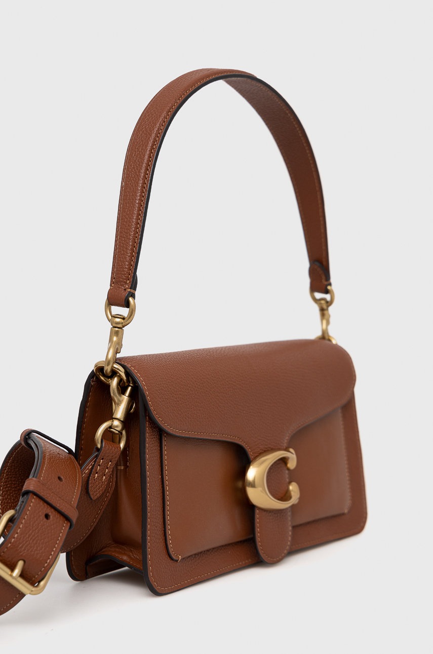 

Шкіряна сумочка Coach колір коричневий