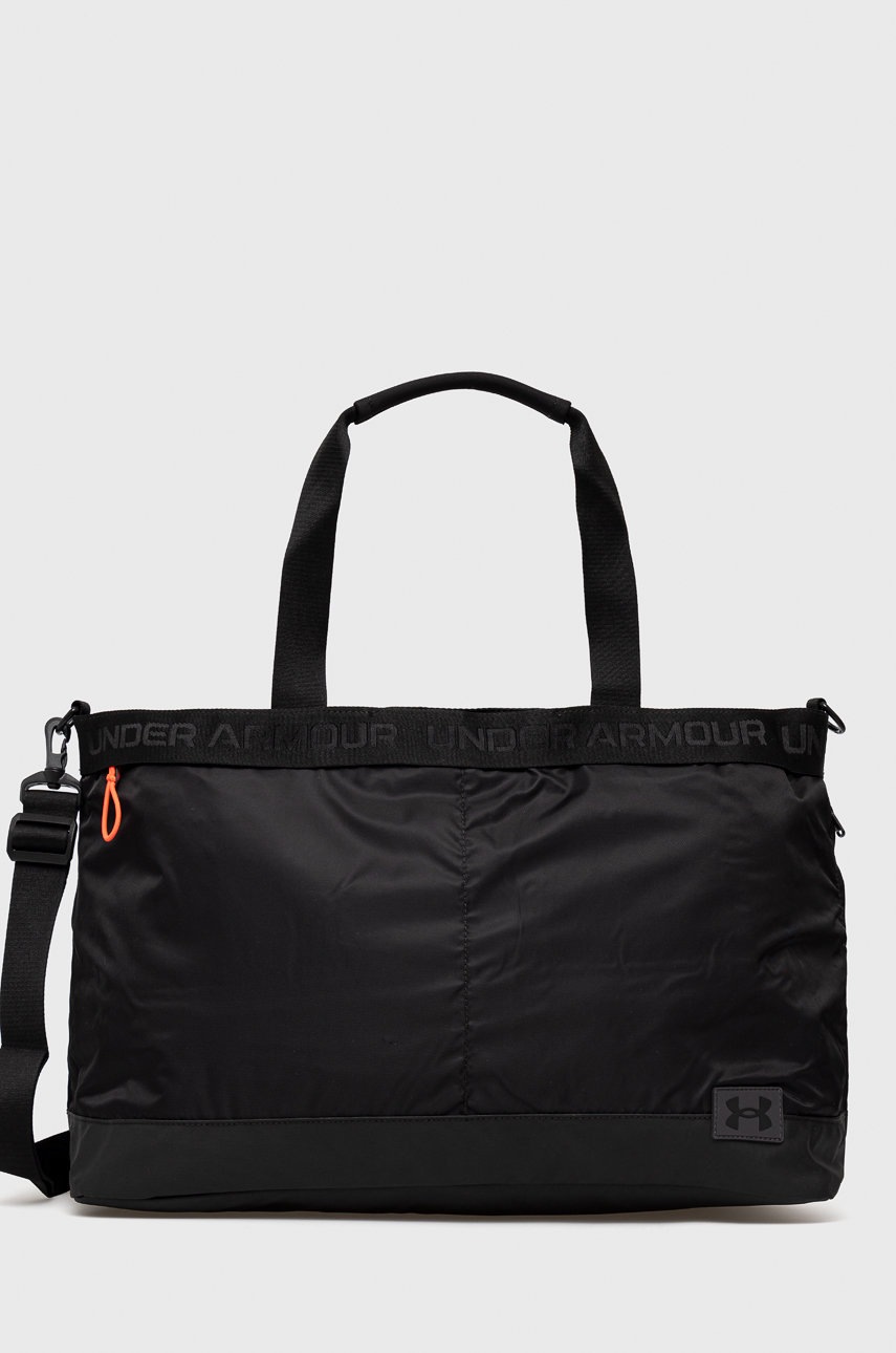 

Спортен сак Under Armour Essentials Signature в черно, Черен