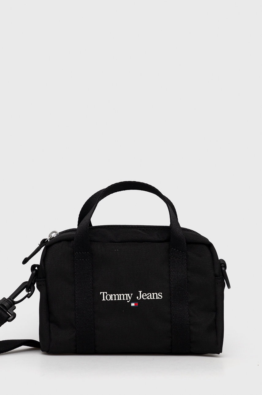 

Чанта през рамо Tommy Jeans в черно, Черен