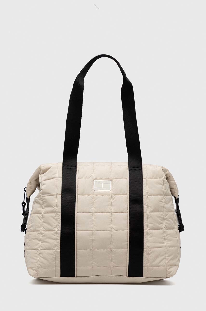 

Чанта Tommy Jeans в бежово, Бежов