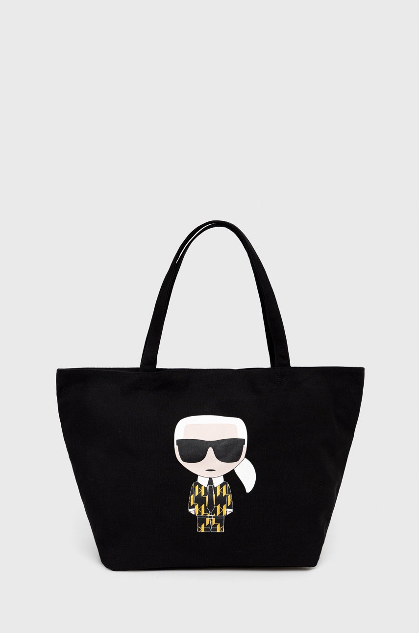

Чанта Karl Lagerfeld в черно, Черен