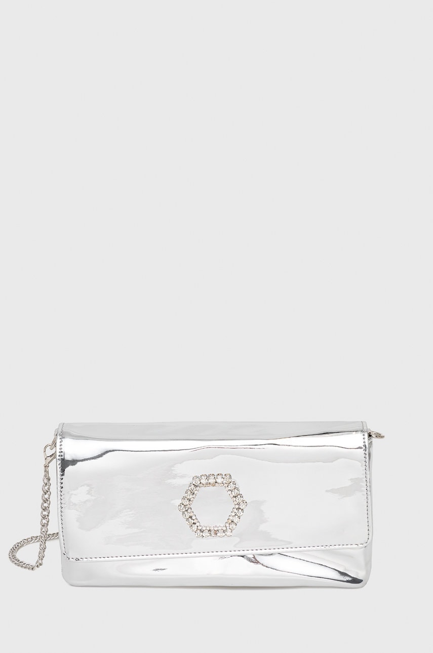 Steve madden poseta bluxxe culoarea argintiu