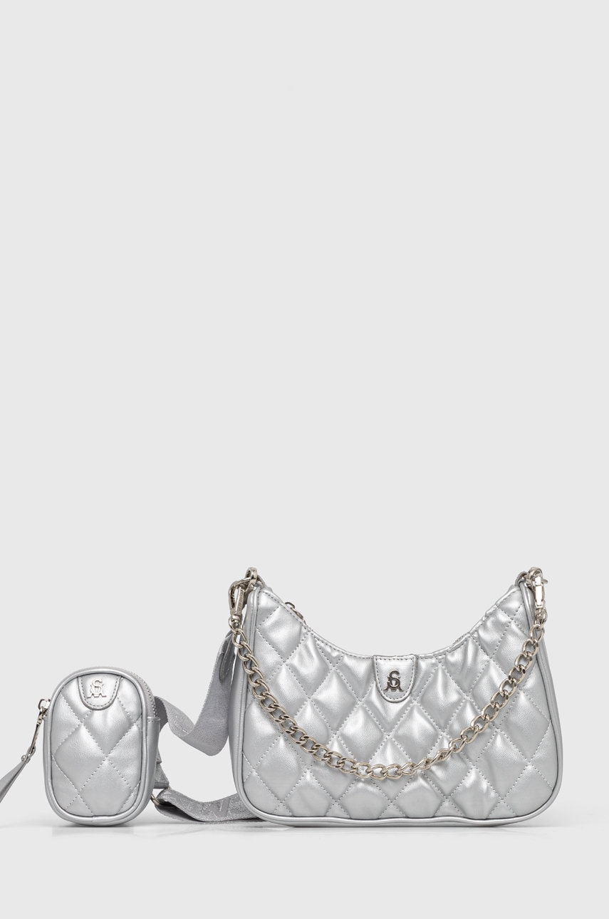 Steve madden poseta bvital-q culoarea argintiu