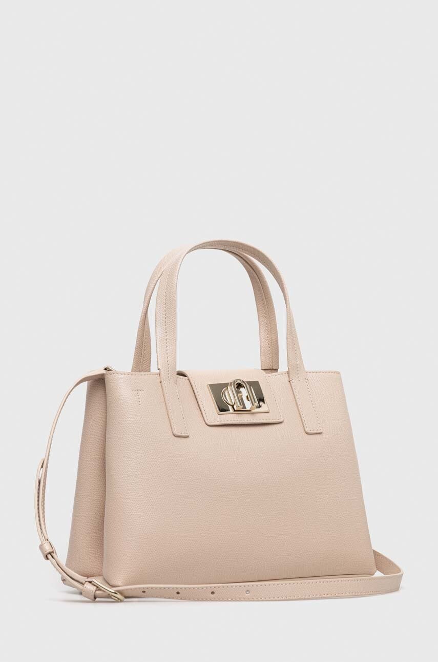 

Кожаная сумочка Furla 1927 цвет бежевый