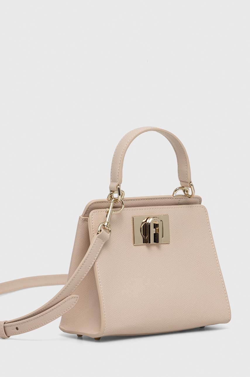 

Кожаная сумочка Furla 1927 цвет бежевый