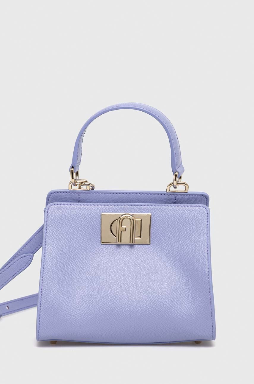 

Кожена чанта Furla 1927 в лилаво, Виолетов