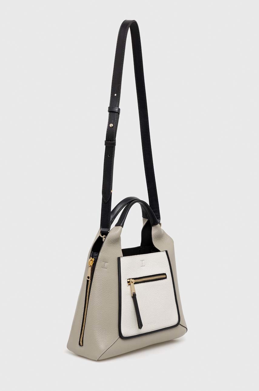 

Кожаная сумочка Furla Gilda цвет бежевый
