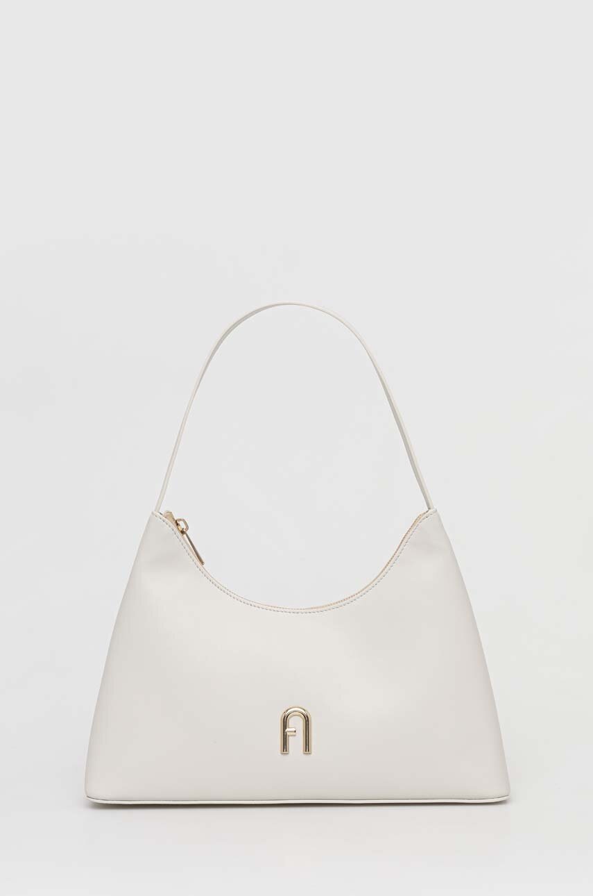 

Кожаная сумочка Furla цвет белый