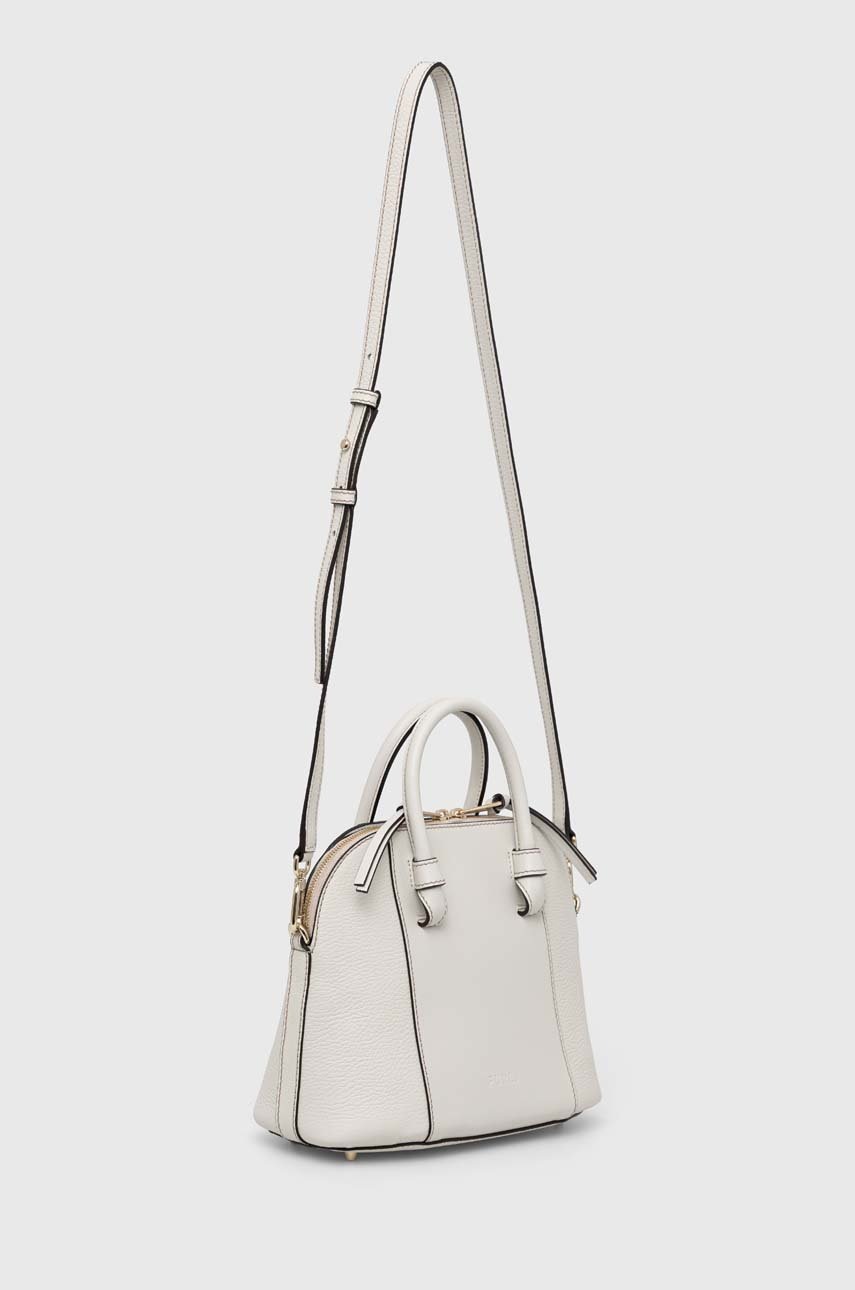 

Кожаная сумочка Furla Miastella цвет серый
