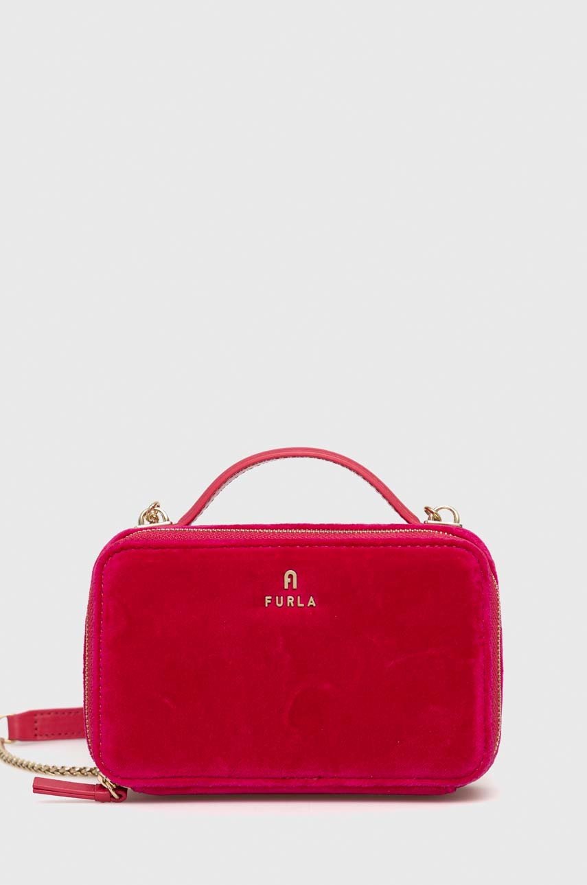 

Чанта Furla в розово, Розов