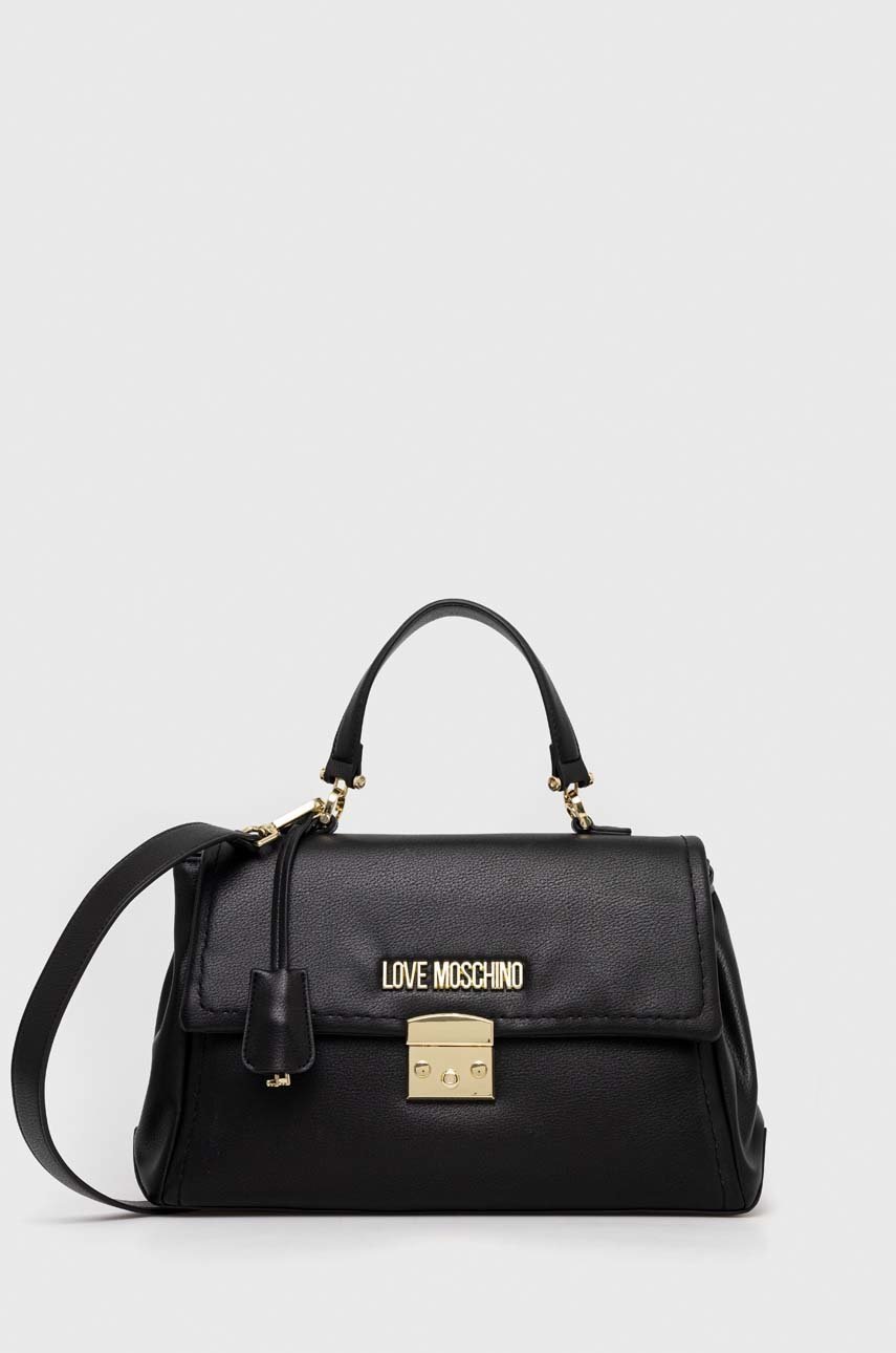 

Чанта Love Moschino в черно, Черен