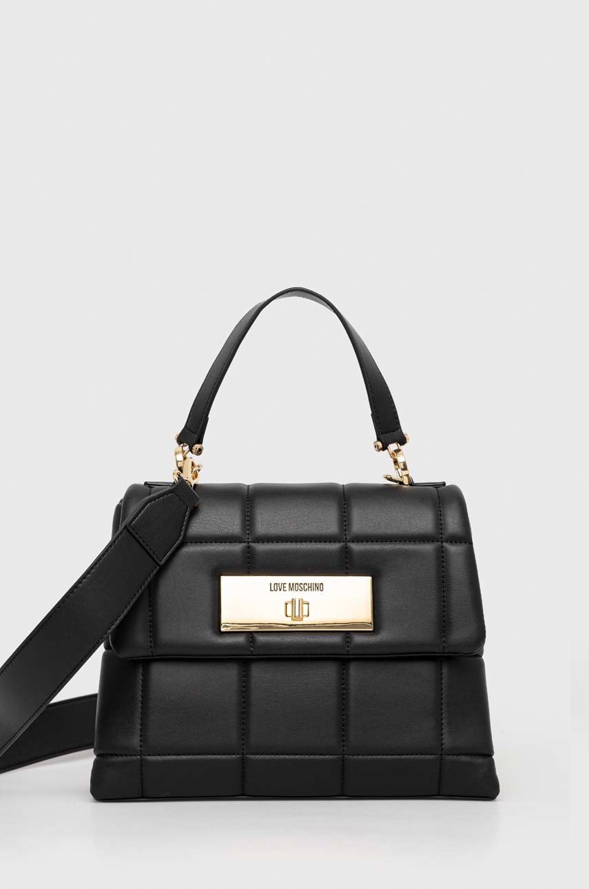 

Чанта Love Moschino в черно, Черен