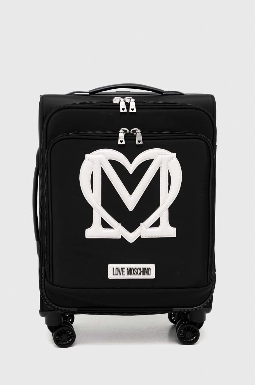 

Куфар Love Moschino в черно, Черен