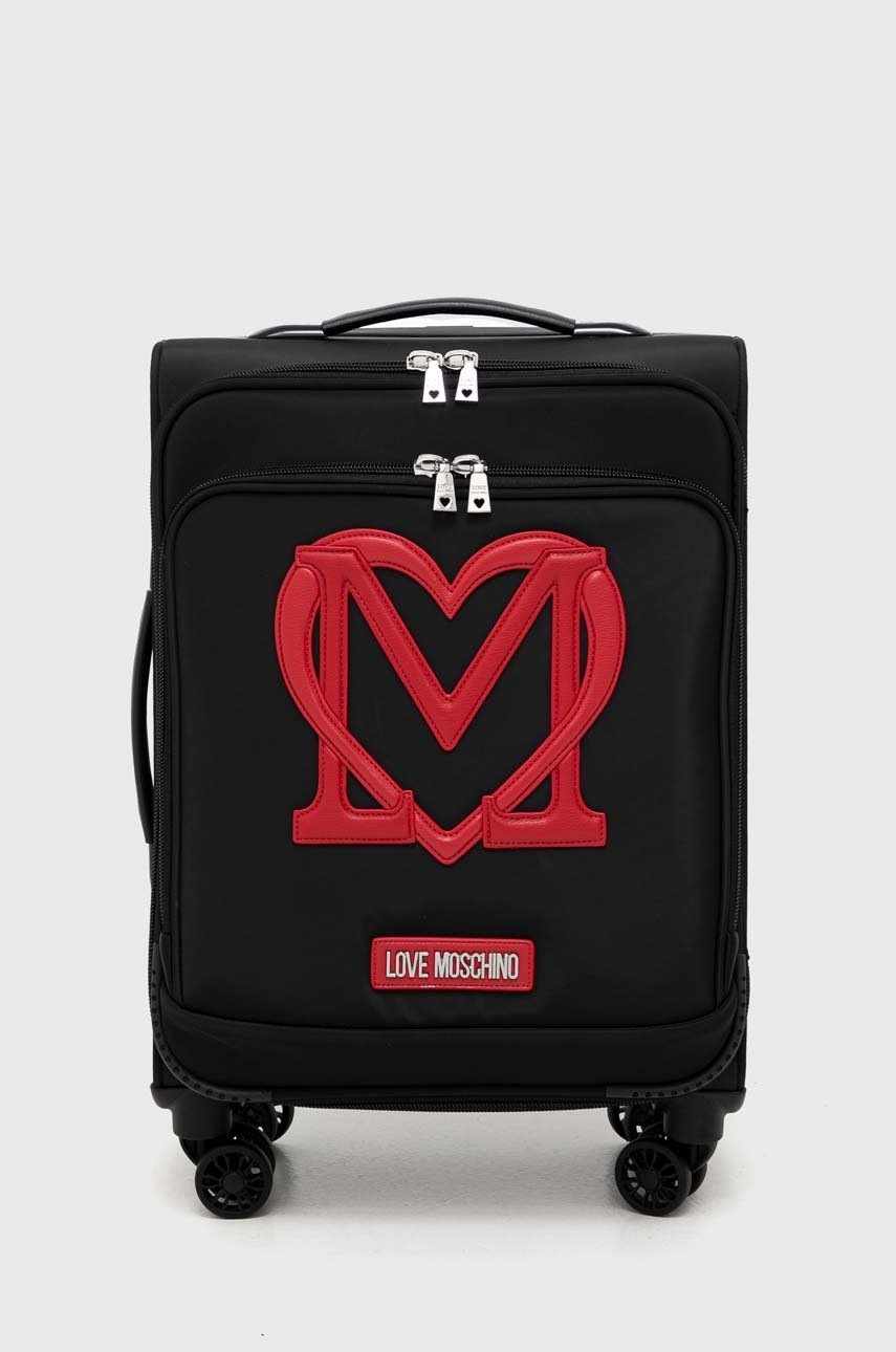 

Куфар Love Moschino в черно, Черен