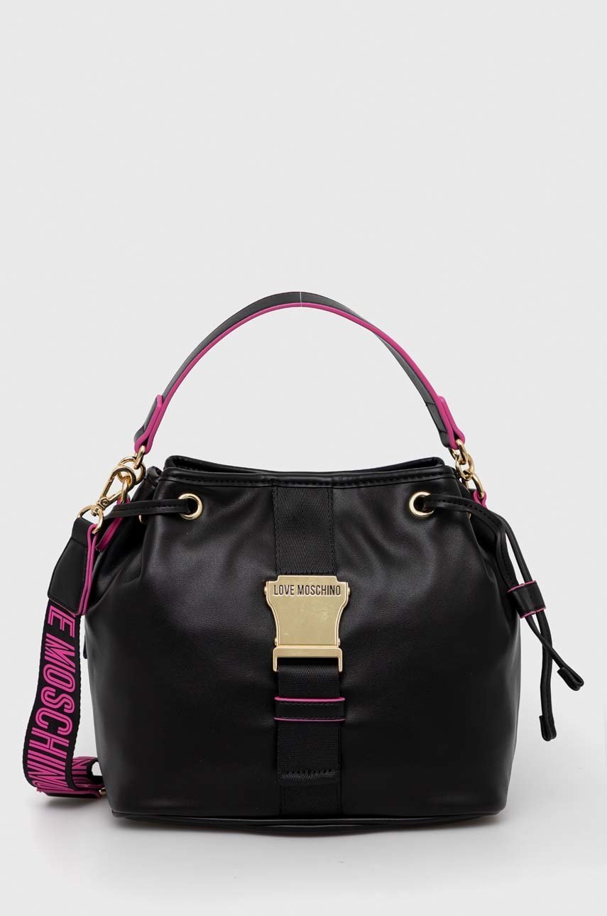 

Чанта Love Moschino в черно, Черен