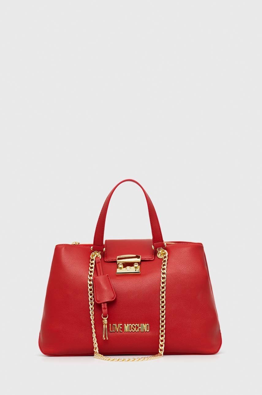 

Чанта Love Moschino в червено, Червен