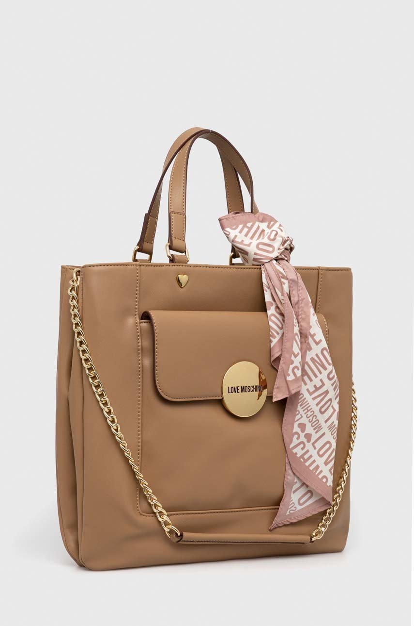 

Сумочка Love Moschino цвет бежевый