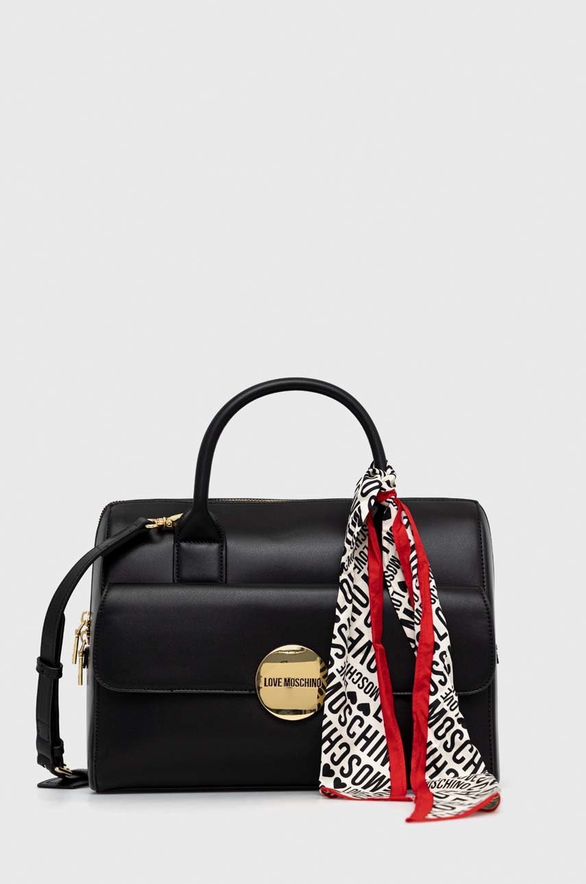 

Чанта Love Moschino в черно, Черен