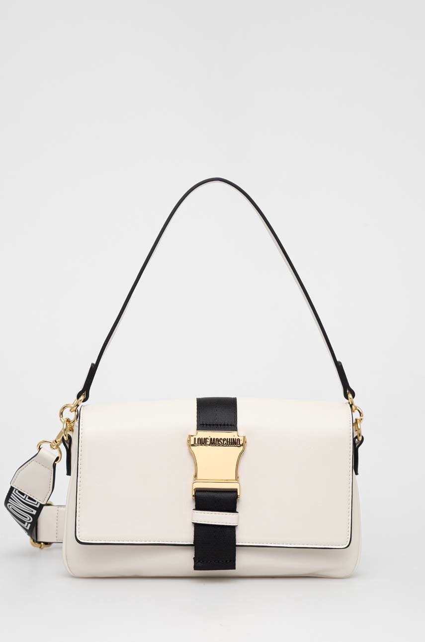 

Чанта Love Moschino в бежово, Бежов