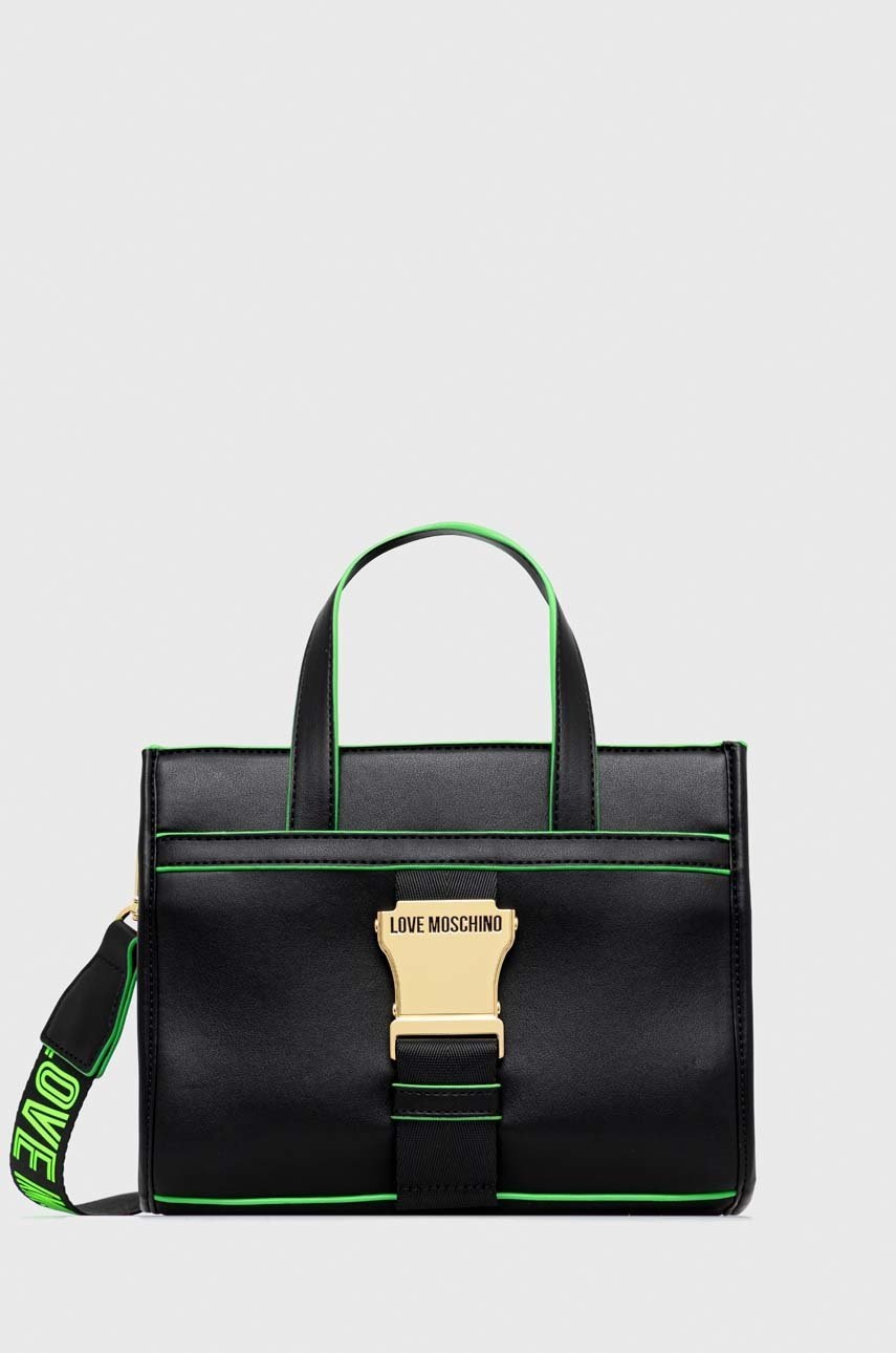 

Чанта Love Moschino в черно, Черен