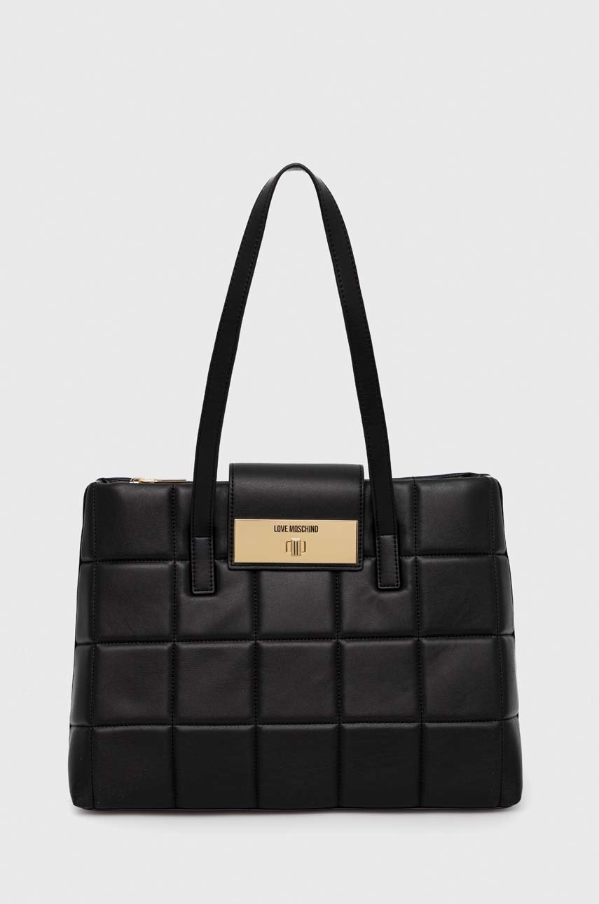 

Чанта Love Moschino в черно, Черен