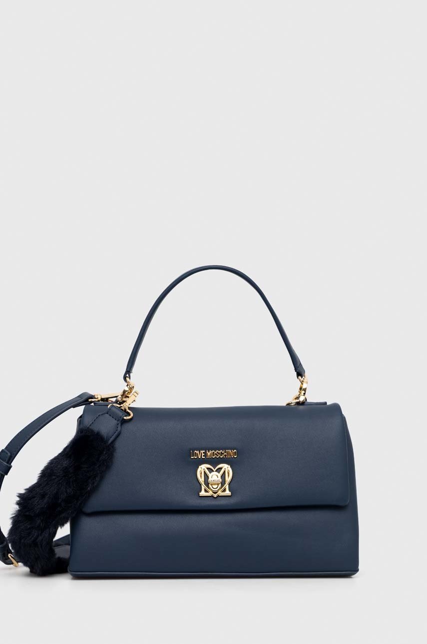 

Чанта Love Moschino в тъмносиньо, Тъмносин