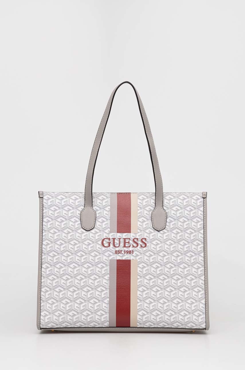 

Чанта Guess в сиво, Сив