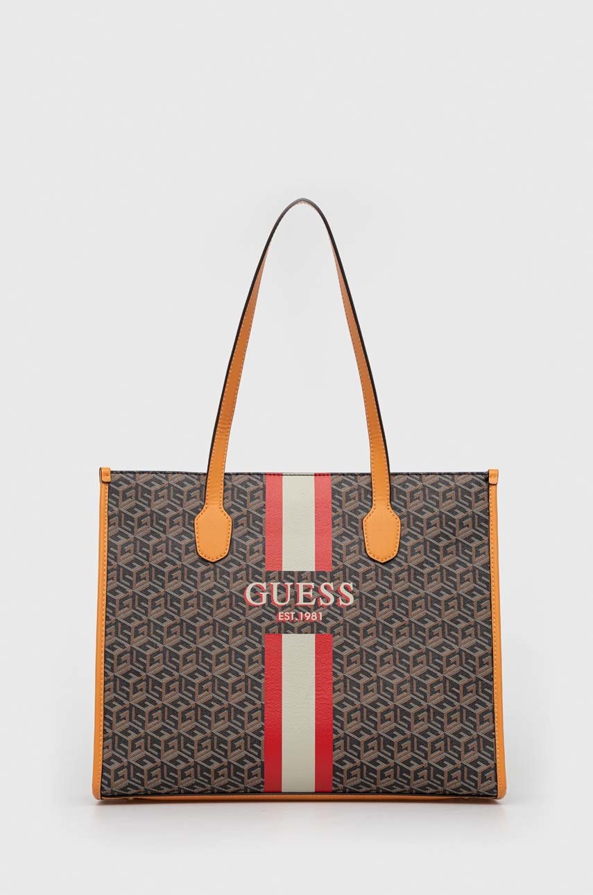 

Чанта Guess в черно, Черен