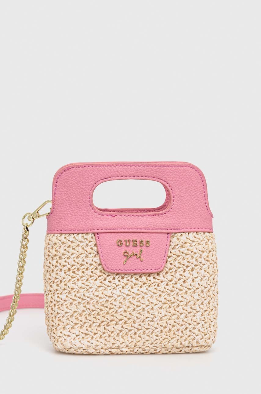 

Детска чанта Guess в розово, Розов