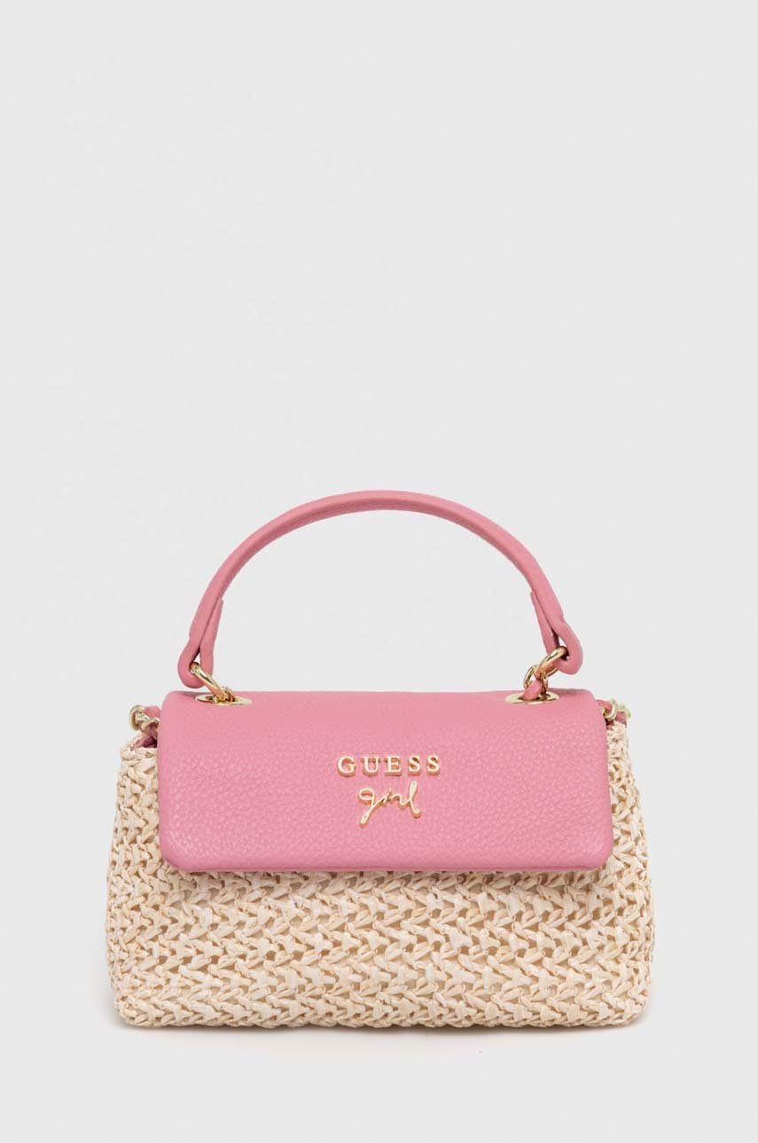 

Детска чанта Guess в розово, Розов