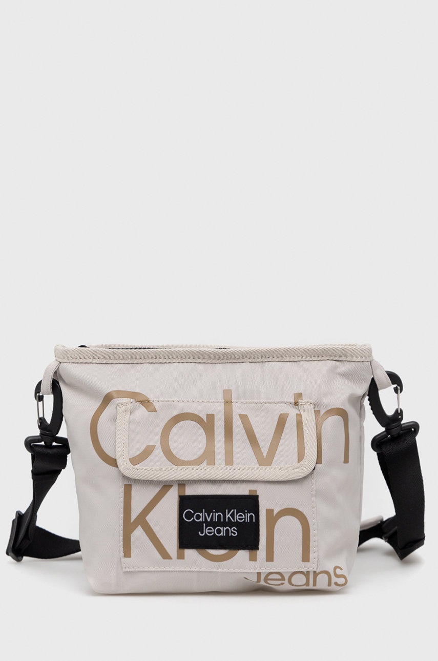 

Детска чанта Calvin Klein Jeans в бежово, Бежов
