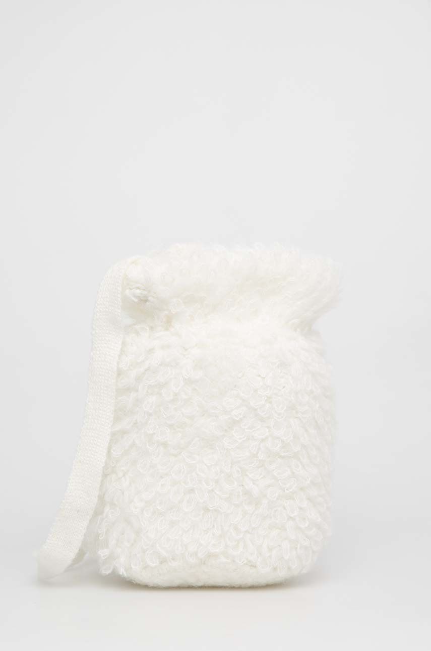 Dětská kabelka Sisley bílá barva - bílá -  57 % Akryl