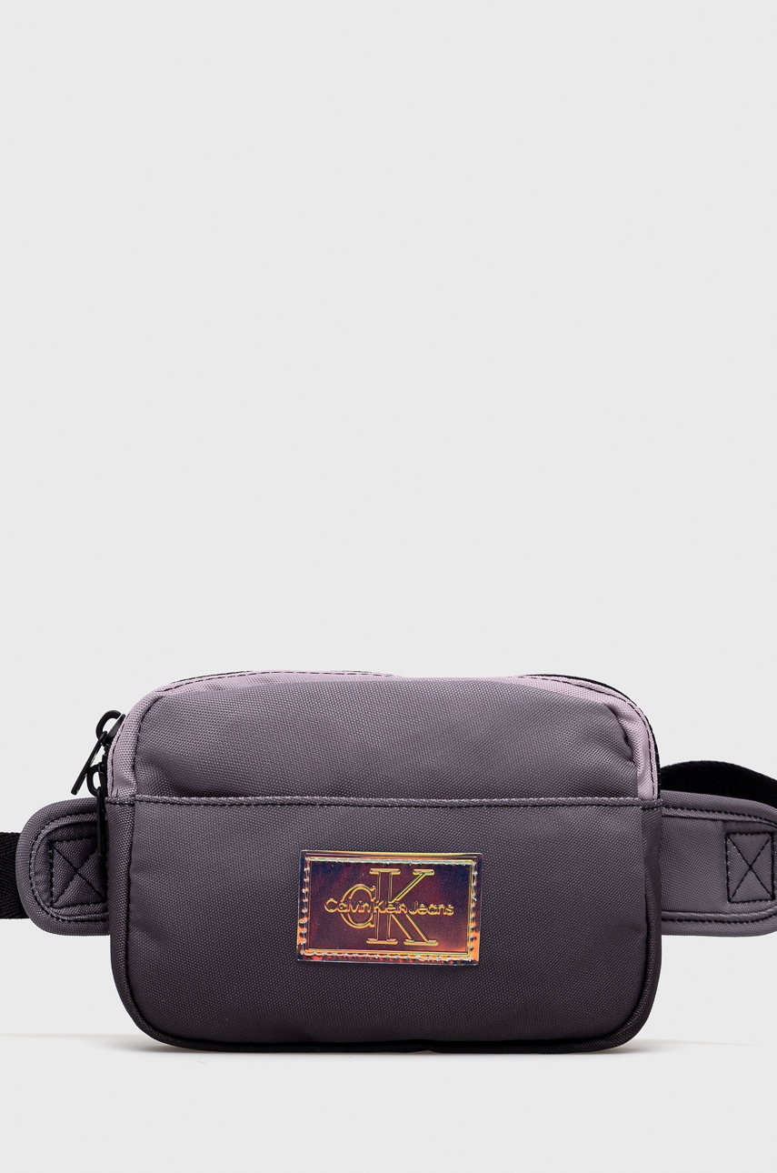 

Детска чанта за кръст Calvin Klein Jeans в сиво, Сив