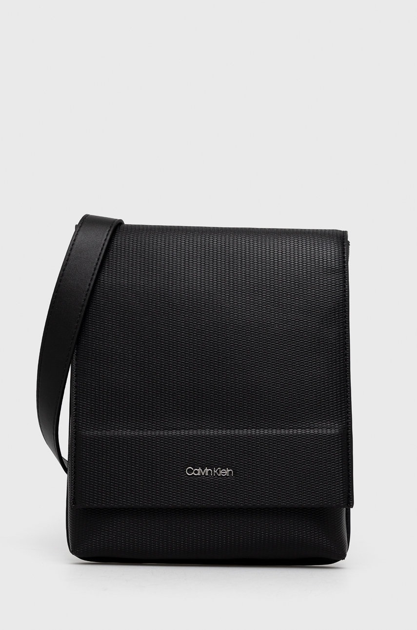 

Чанта през рамо Calvin Klein в черно, Черен