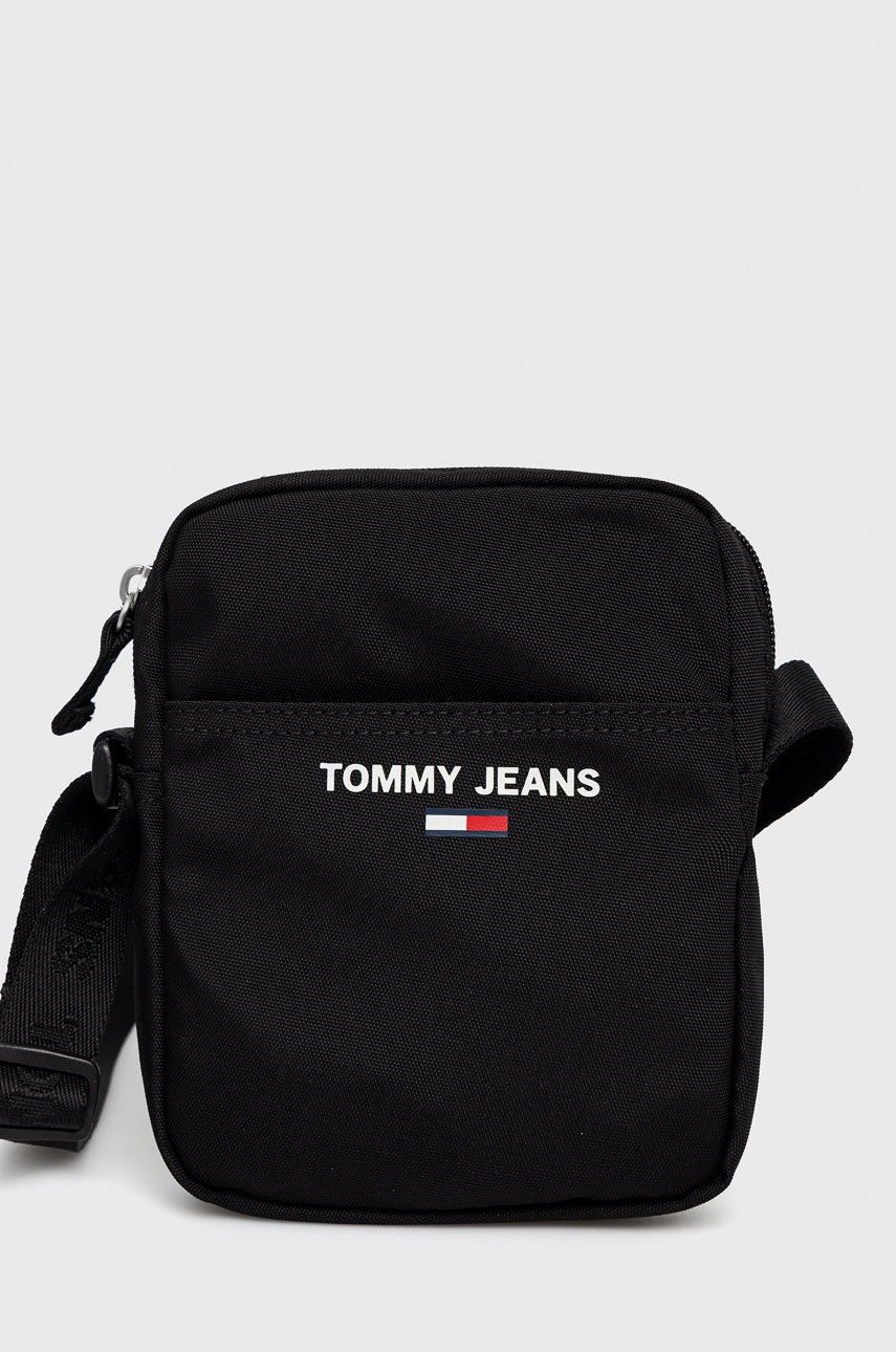 

Чанта през рамо Tommy Jeans в черно, Черен